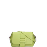 Borsa a tracolla da donna Vera pelle 07143-D12 VERDE Roberta Rossi