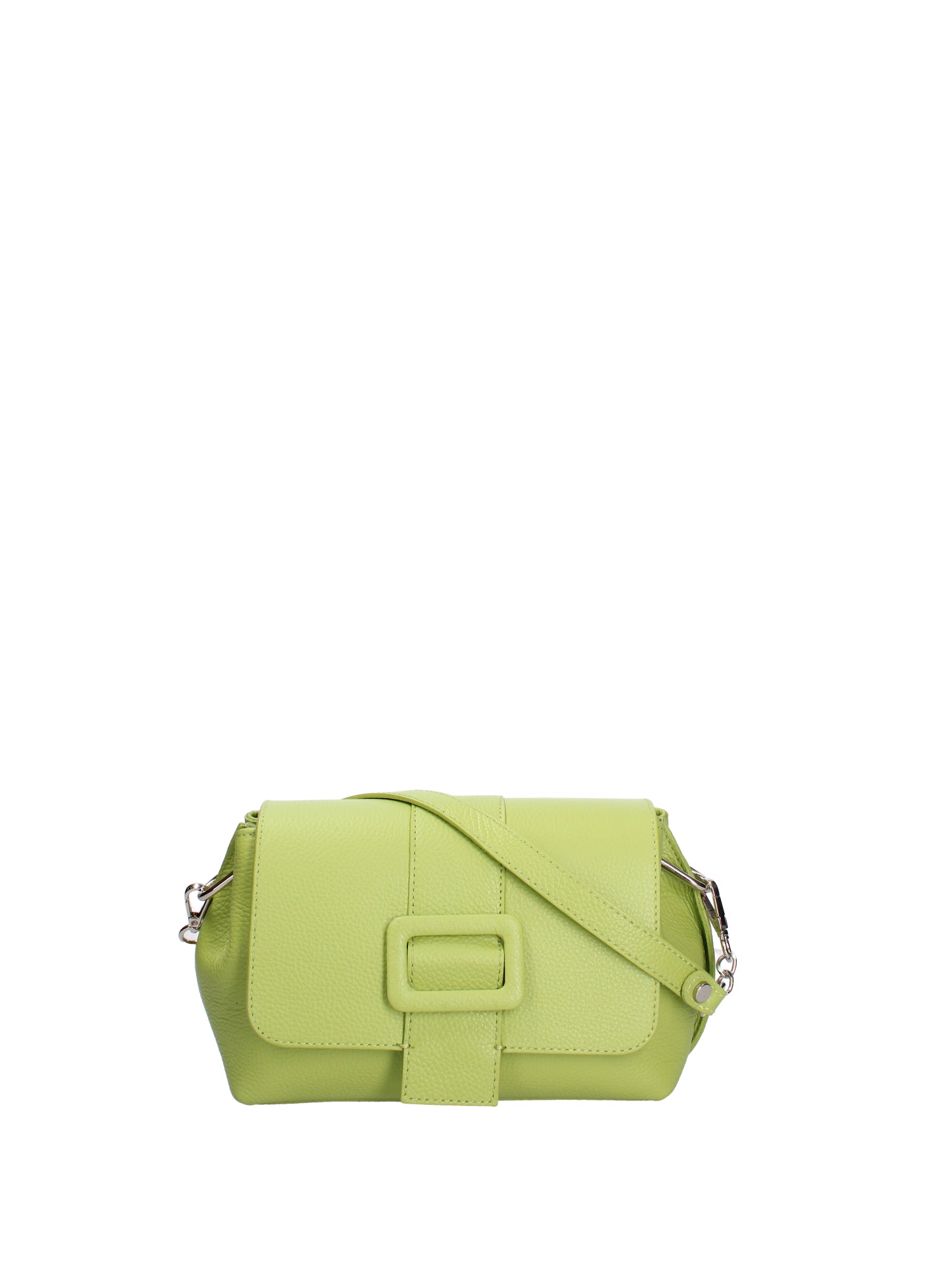 Borsa a tracolla da donna Vera pelle 07143-D12 VERDE Roberta Rossi