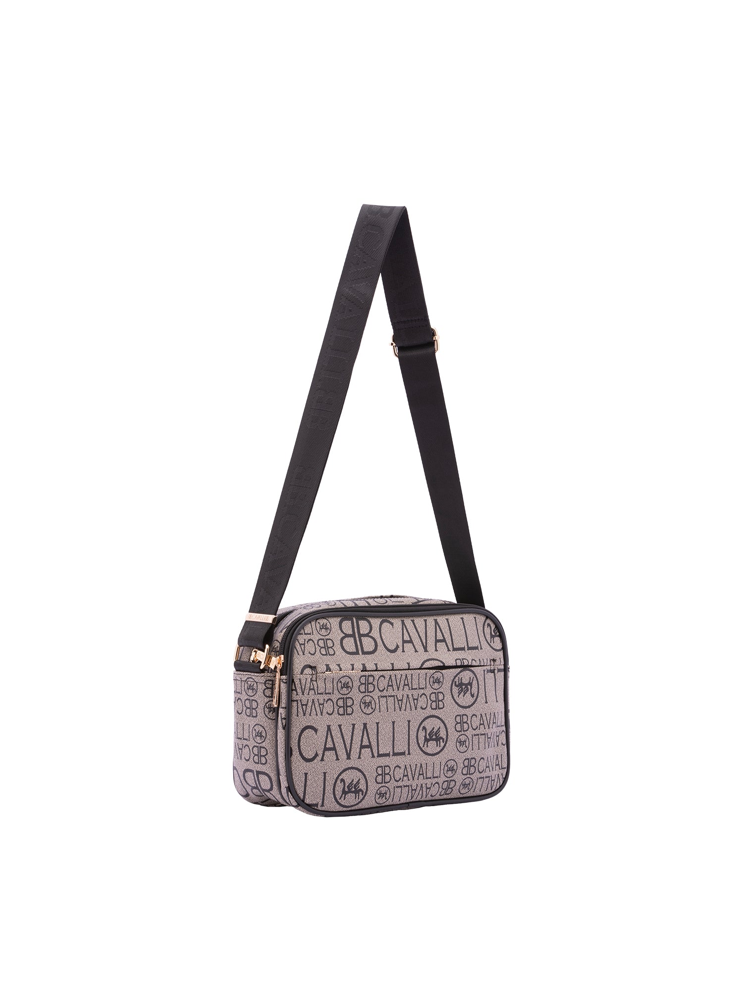 Borsa a tracolla da donna Ecopelle BC1374-NERO B Cavalli
