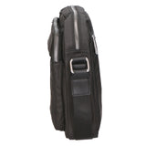 Borsa a tracolla uomo 100% pelle PU PCL3016-BLACK Northampton Polo Club