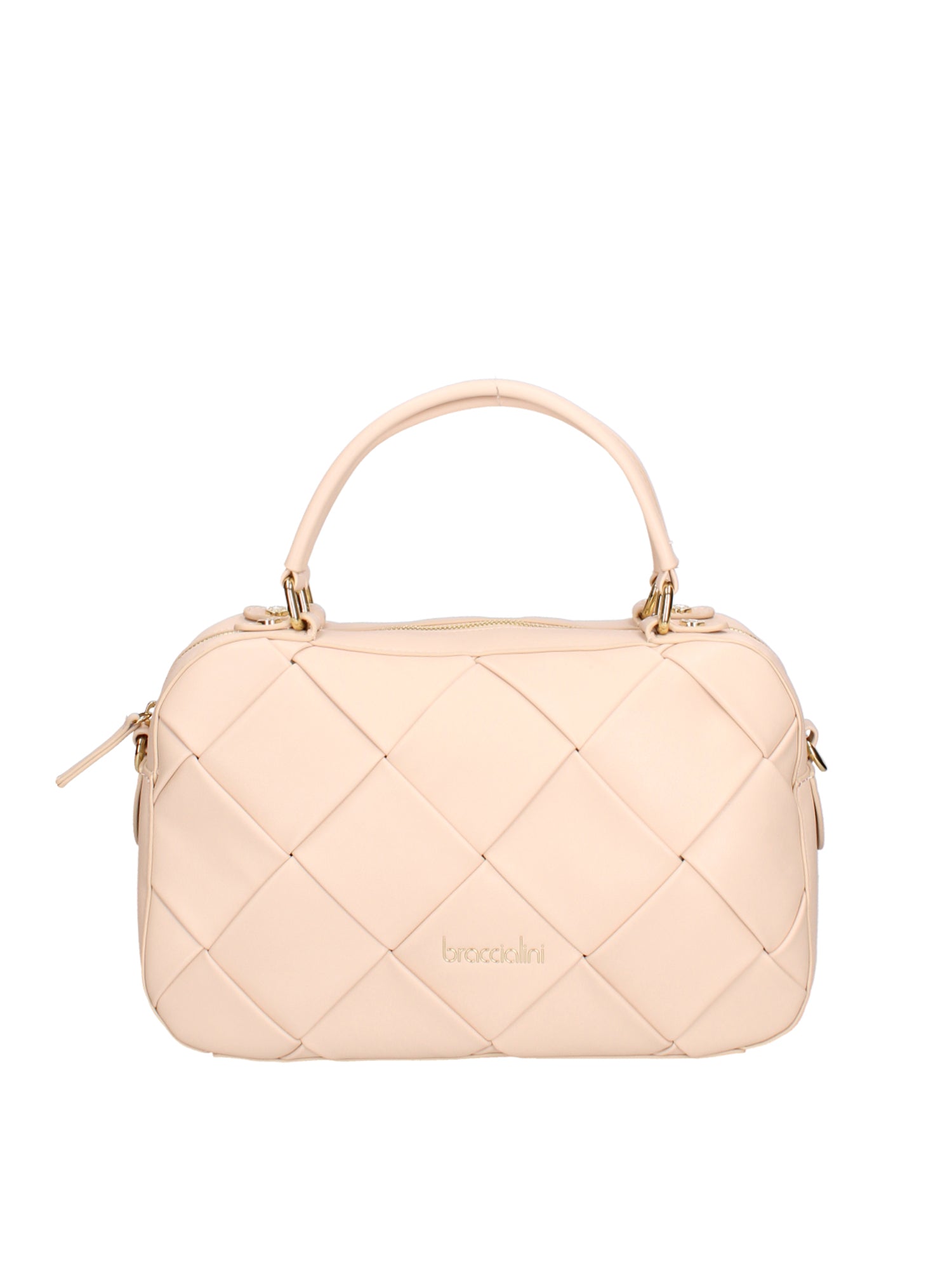 Celestia Chic Borsa a mano da donna 100% poliuretano B16560-BEIGE Braccialini