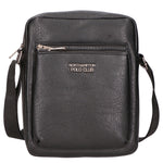 Borsa a tracolla uomo 100% PU Leather PCL3000-BLACK Northampton Polo Club