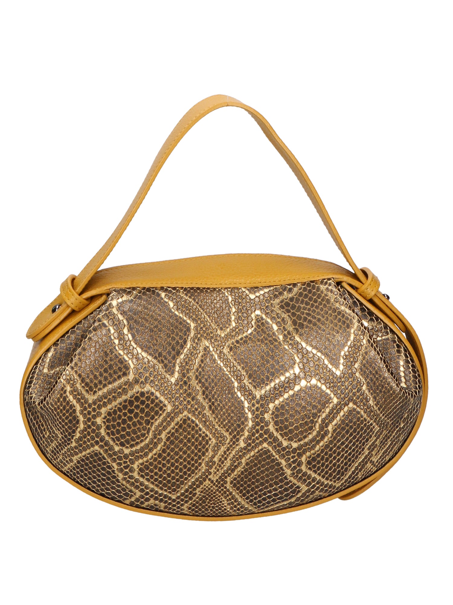 Arizona Borsa a mano da donna Vera pelle 05459-D36 SENAPE L004 ORO Gave Lux