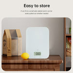 Bilancia da cucina digitale Abs & Vetro PT-228-White Volkshin