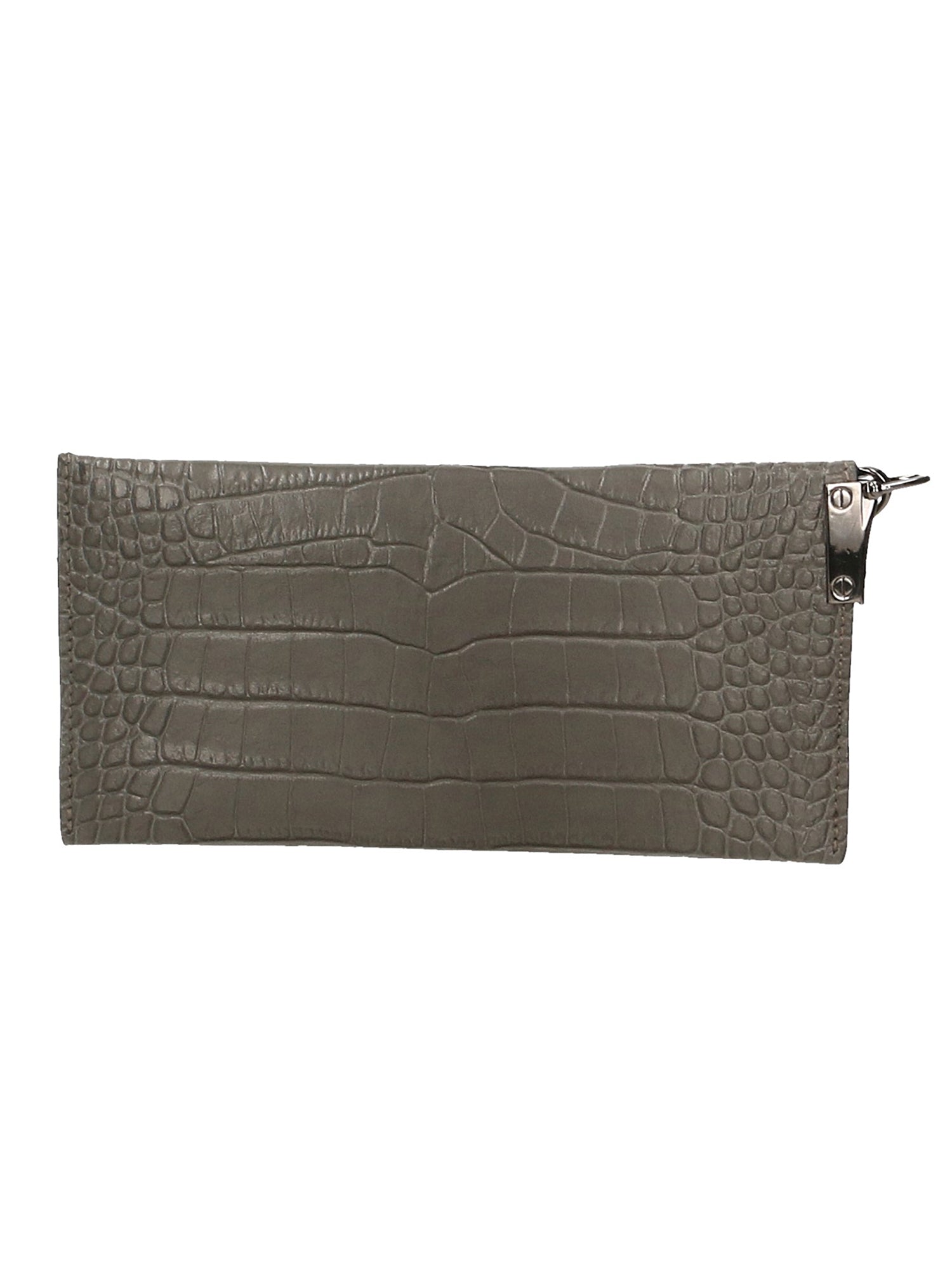 Noemy Borsetta portafoglio da donna Vera pelle 522015-GRIGIO GREY Gave Lux