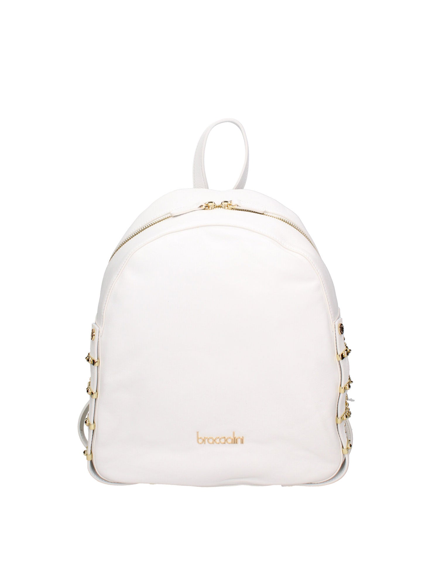 Celestia Prime B17224-BIANCO Zaino da donna in vera pelle Braccialini