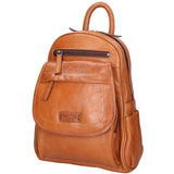 SN5862447-TAN Zaino unisex in vera pelle Made in Italy Santini Firenze