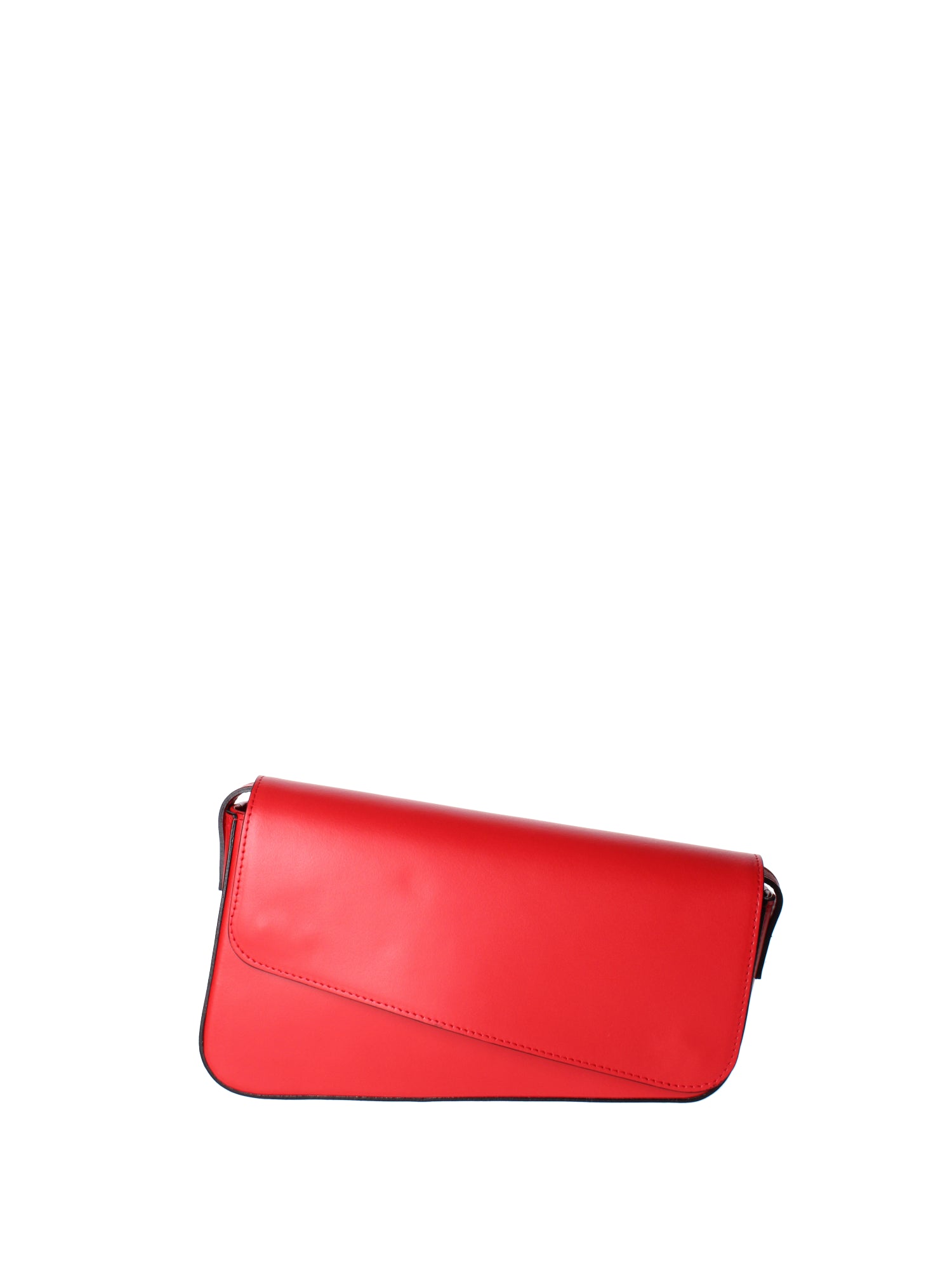 Borsa a tracolla da donna Vera pelle 07223-L214 ROSSO Roberta Rossi