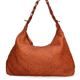 Asteria Borsa a spalla da donna Vera pelle 7799-CUOIO Gave Lux