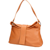 Grace Borsa a spalla da donna Vera pelle 07158-D44 CUOIO Viola Castellani