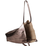 Íris Borsa a mano da donna Vera Pelle 07565-L005 BRONZO Gave Lux
