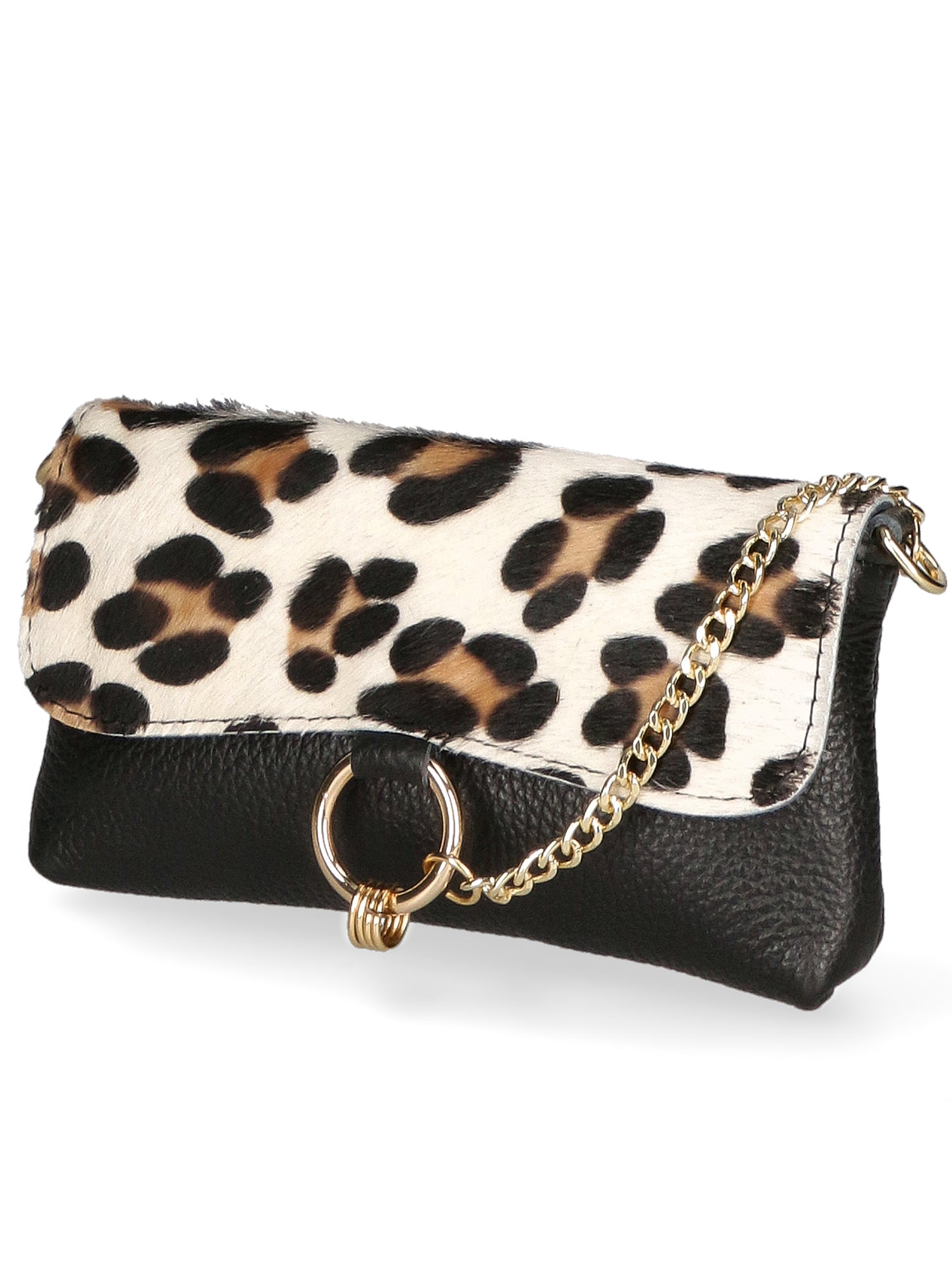 Safira Borsa a mano da donna Vera pelle 04760-LEO G BIANCO Gave Lux