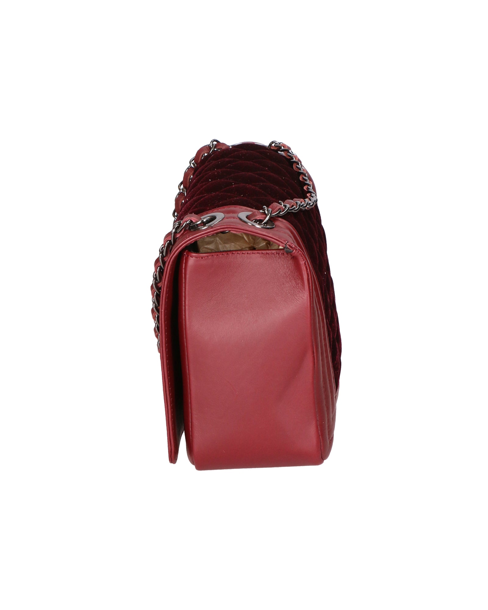 Valeriana Borsa a tracolla da donna Velluto e pelle 1139-BORDO Gave Lux