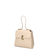 Borsa a mano da donna 100% pelle 07204-L116 BEIGE Viola Castellani