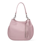 Borsa a spalla da donna Vera pelle 07316-D56 PINK Roberta Rossi