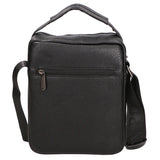 Borsa a tracolla uomo in pelle PU Casual PCL3004-BLACK Northampton Polo Club
