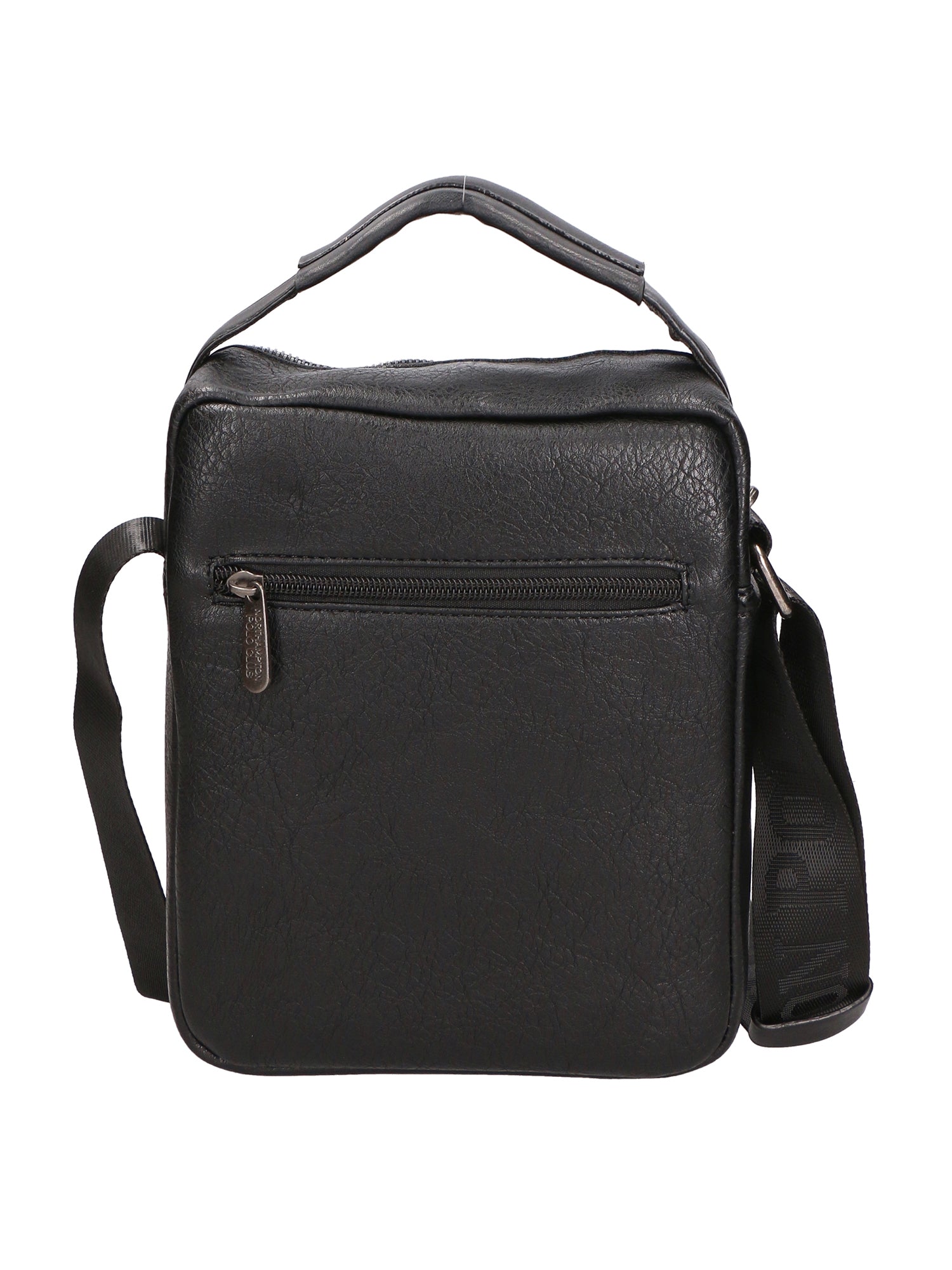 Borsa a tracolla uomo in pelle PU Casual PCL3004-BLACK Northampton Polo Club