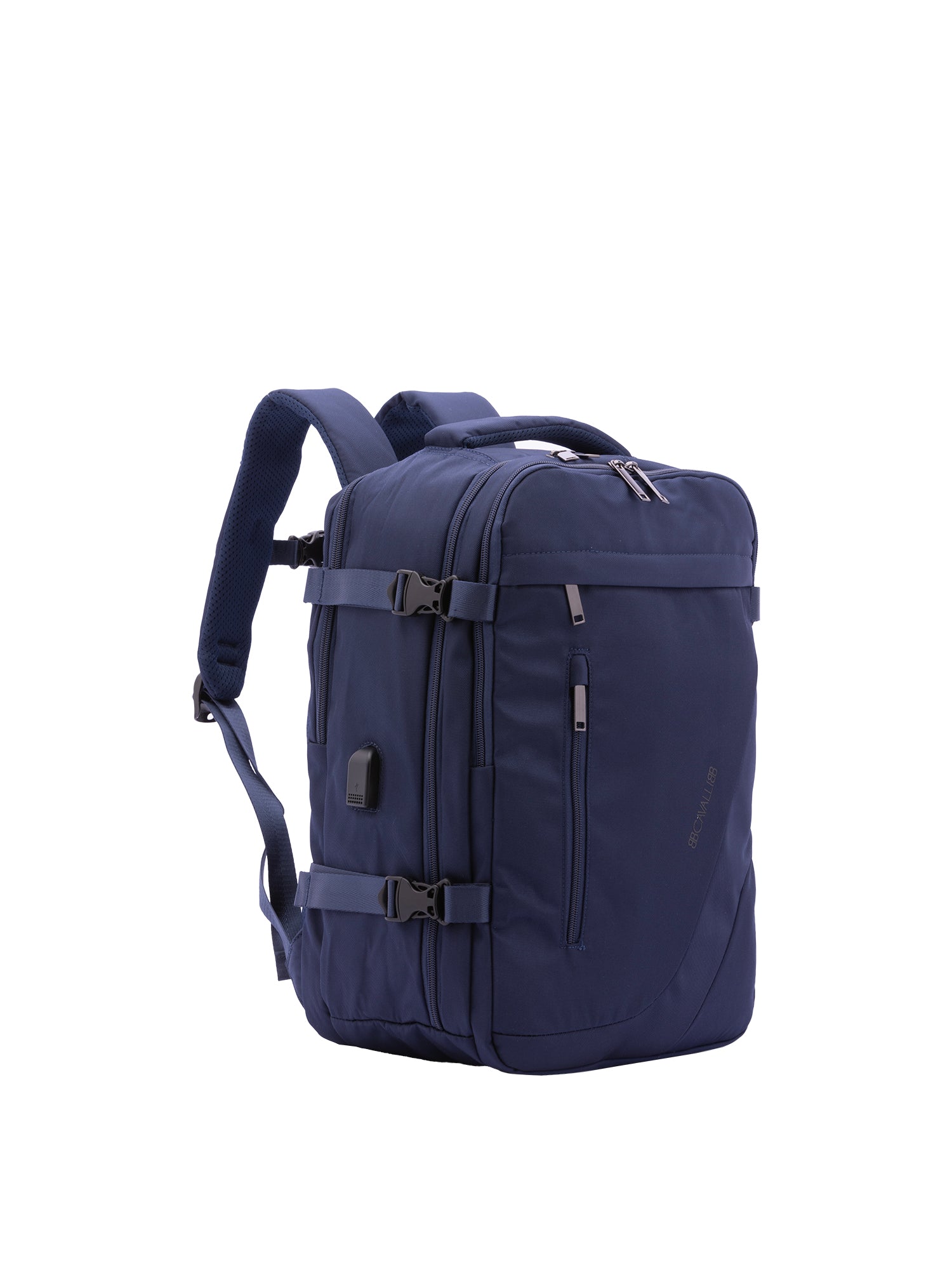 Zaino da uomo in poliestere Casual BC1332-BLU B Cavalli