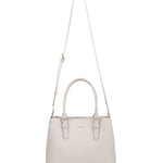 Borsa a mano da donna 100% pelle vegana PU 716-2PT-IVORY Diana&co