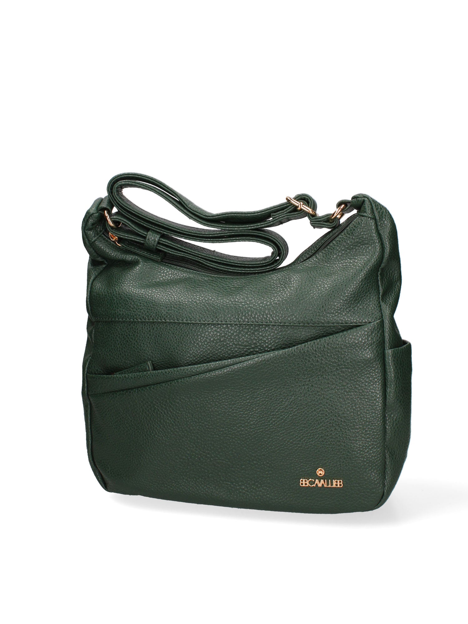 Borsa a tracolla da donna Ecopelle BC1382-GREEN B Cavalli