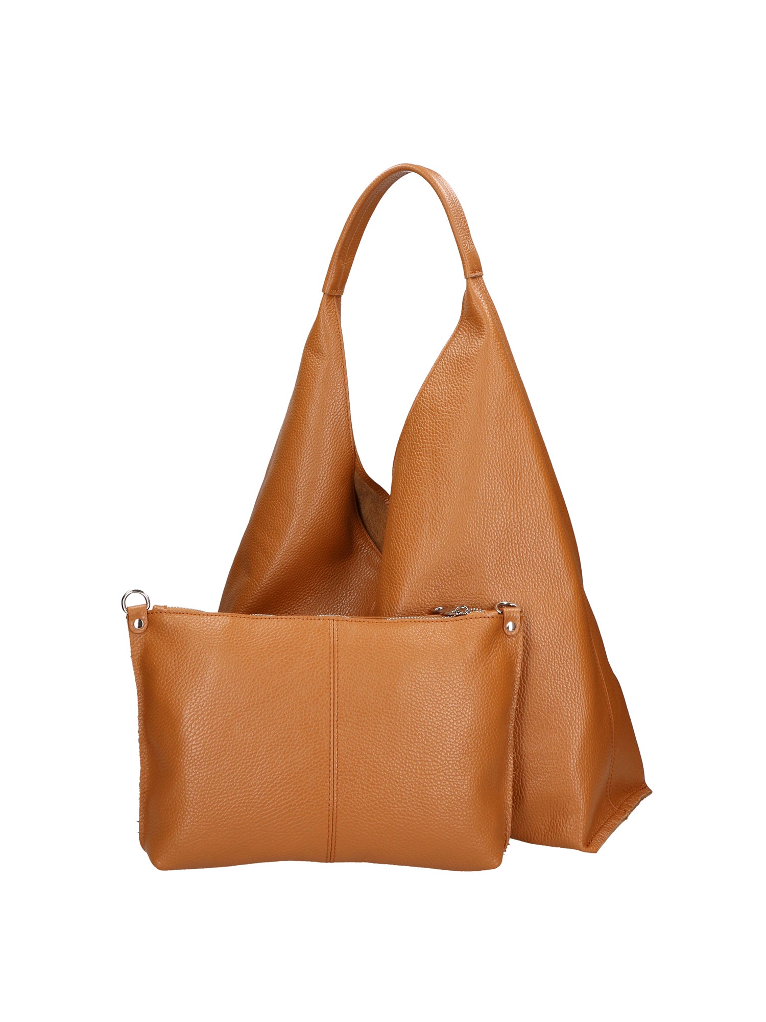 Ginger Borsa a spalla da donna Vera pelle 05788-D44 CUOIO Gave Lux