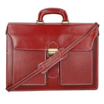 Enea Borsa da lavoro uomo Vera pelle 7001-ROSSO Gave Lux
