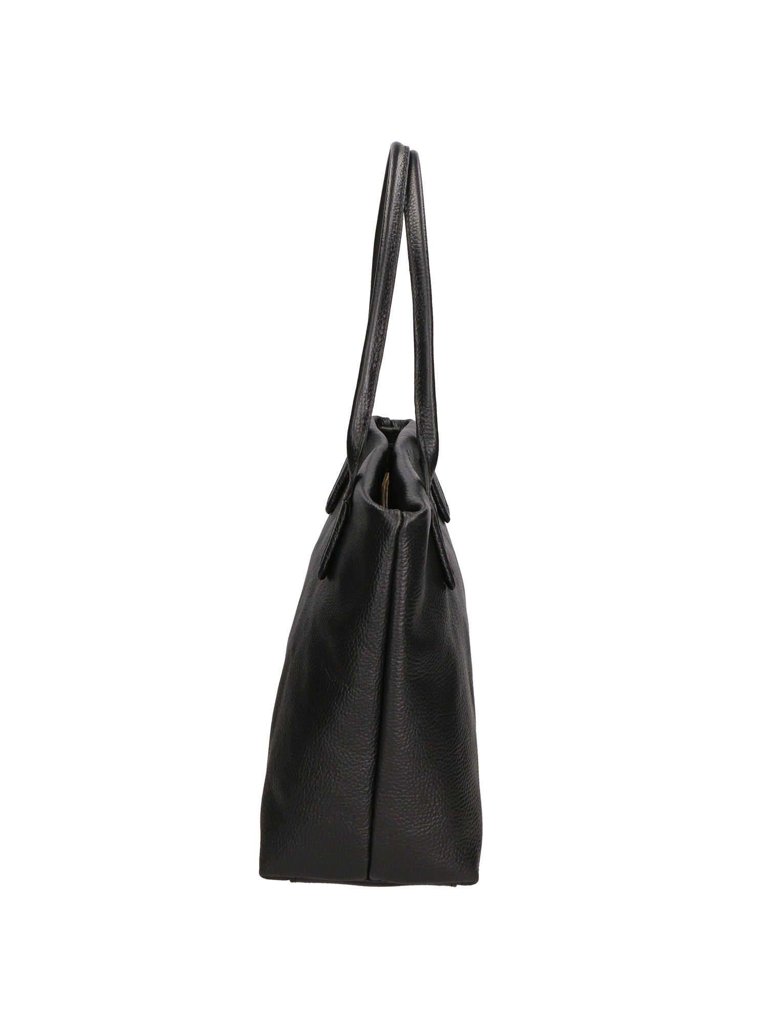 Lorena Borsa a spalla da donna Vera pelle 06506-D28 NERO Gave Lux