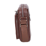 Borsa a tracolla uomo 100% pelle PU PCL3076-COFFEE Northampton Polo Club