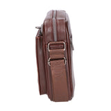 Borsa a tracolla uomo 100% pelle PU PCL3076-COFFEE Northampton Polo Club