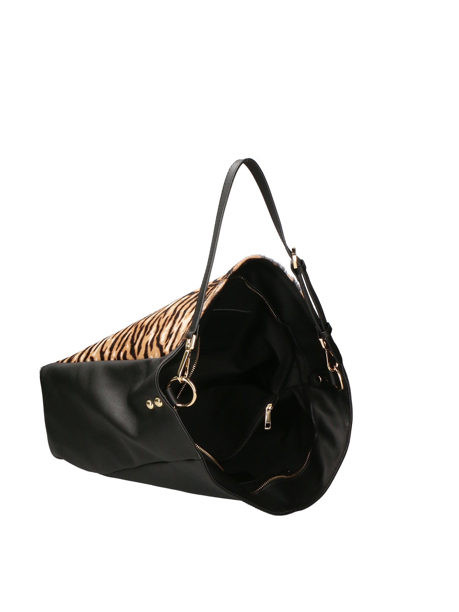 Asia Borsa a spalla da donna Vera pelle 05475-TIGRE Gave Lux