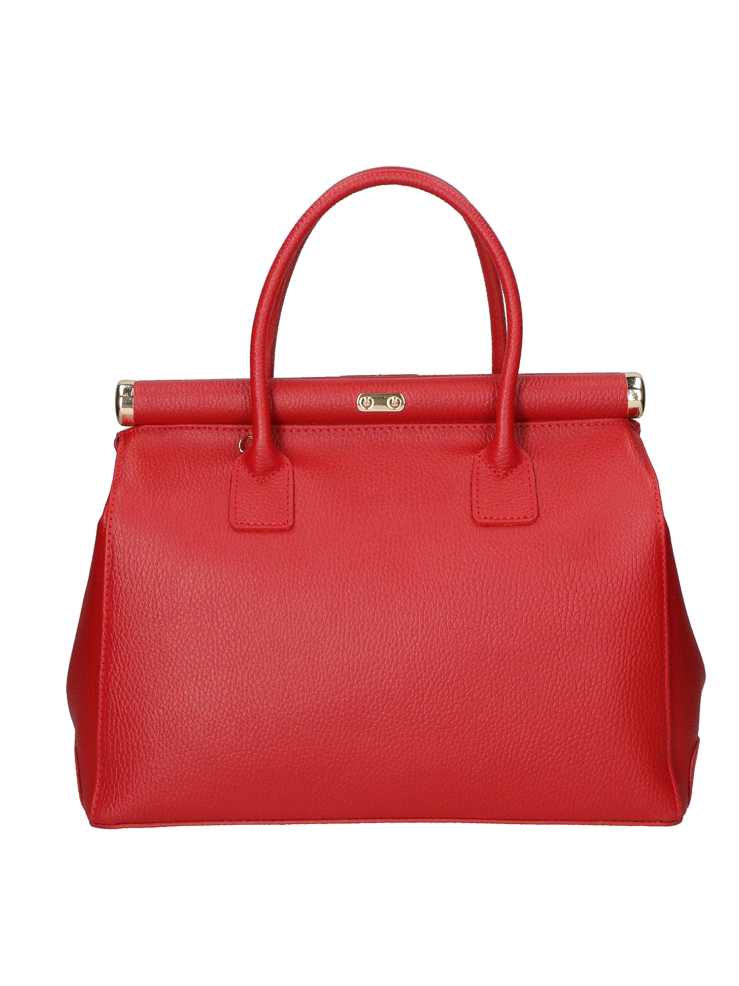 Aleria Borsa a mano da donna Vera pelle 8005-D58 ROSSO FUOCO Gave Lux