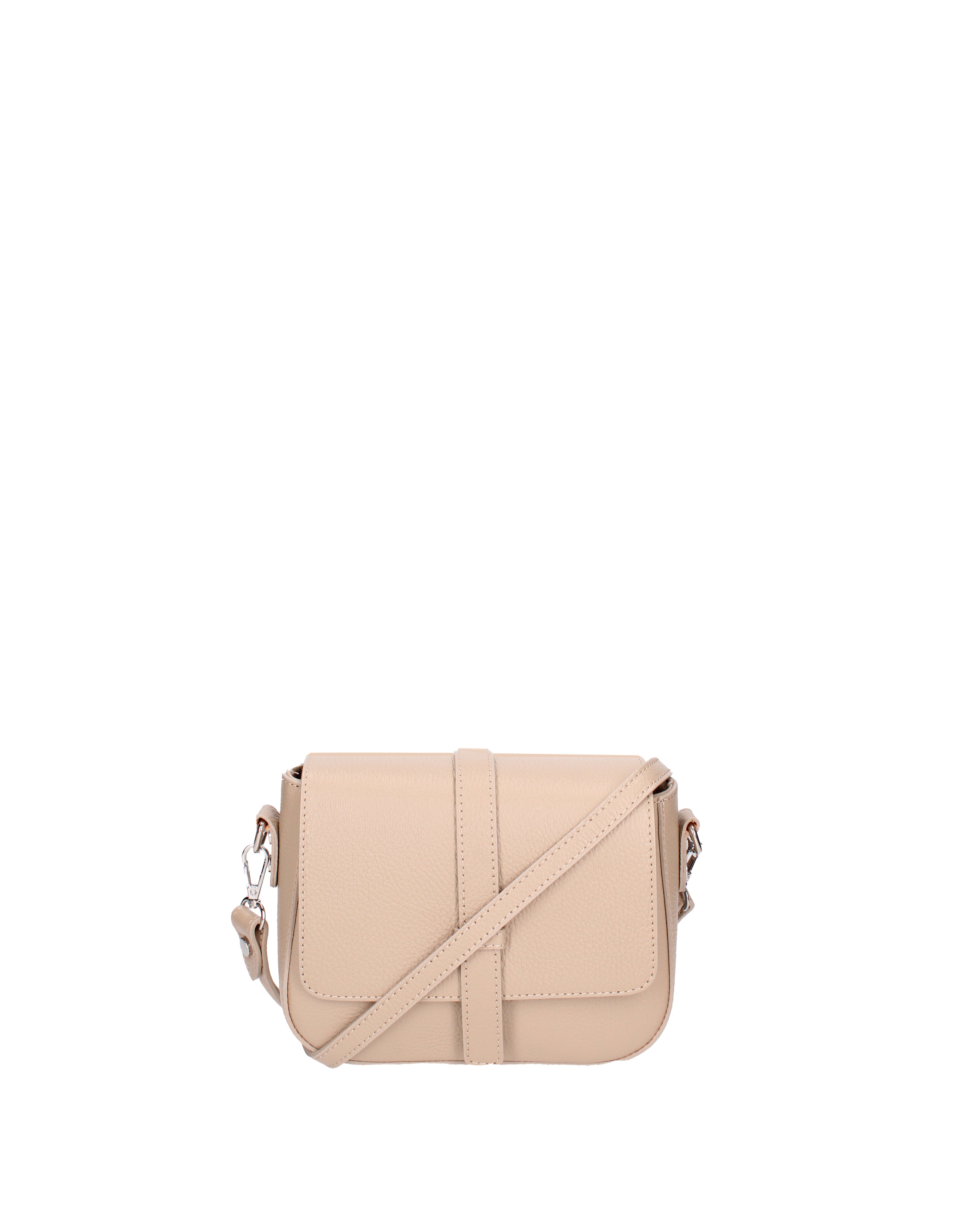 Borsa a tracolla da donna Vera pelle 07203-D05 CAPPUCCINO Roberta Rossi