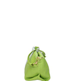 Borsa a spalla da donna Vera pelle 07165-D12 KIWI+D102 CIELO Roberta Rossi