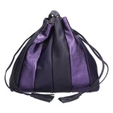 Nunzia Borsa a spalla da donna Vera pelle 576042-VIOLA PURPLE Gave Lux