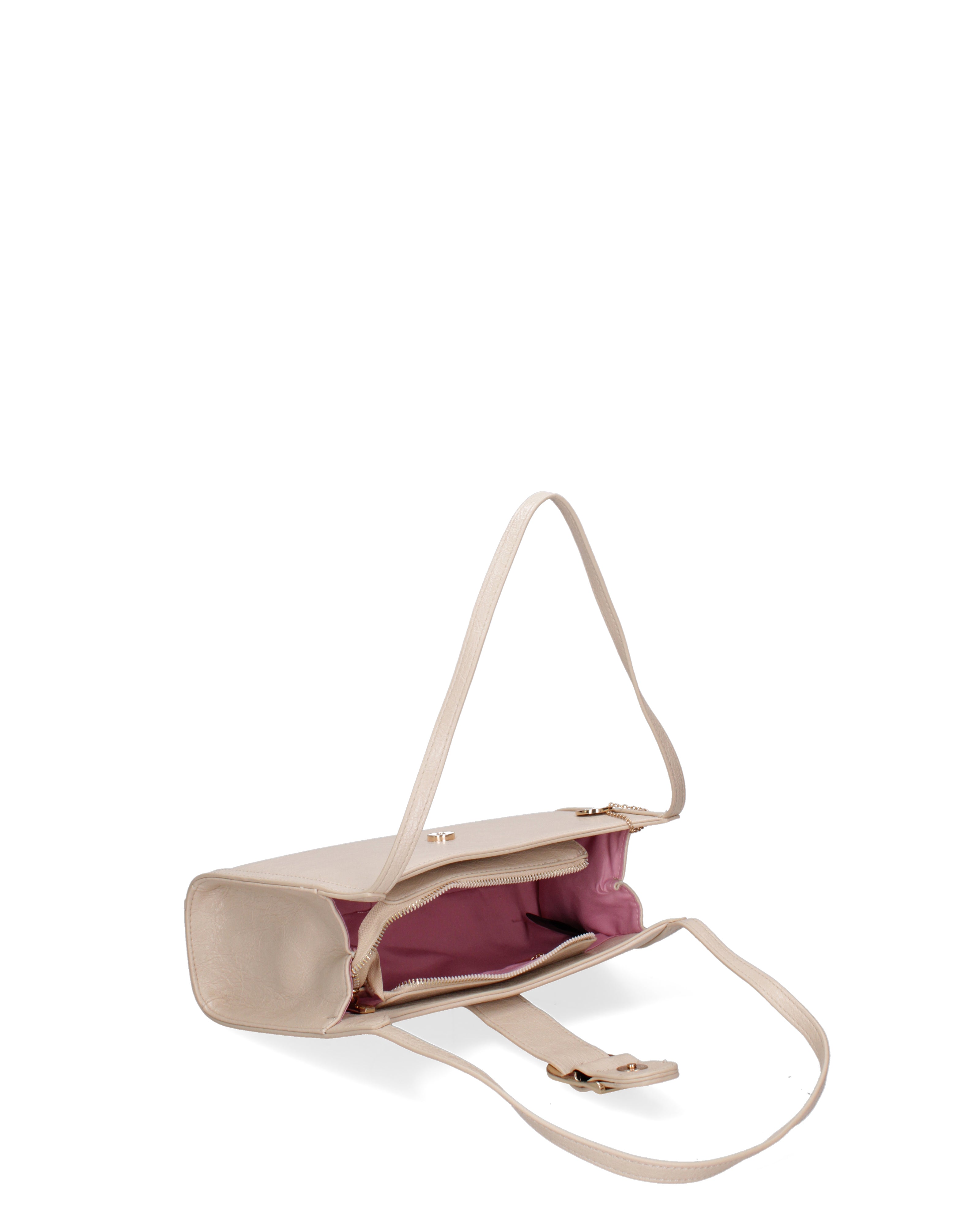 Borsa a spalla da donna Ecopelle DC3532-2-BEIGE Diana&co