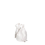 Borsa a secchiello da donna 100% PVC F6717-1-WHITE David Jones