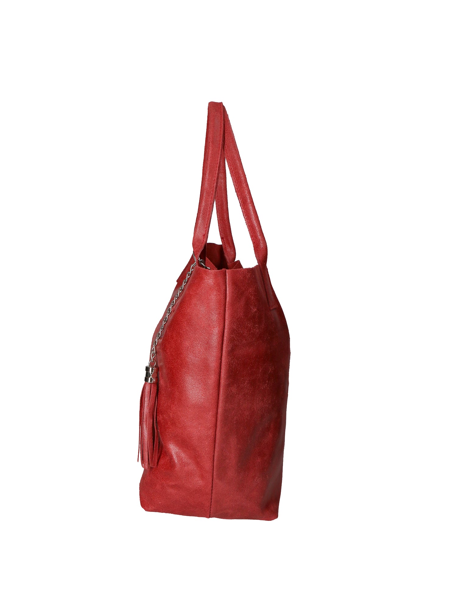 Althea Borsa a mano da donna Vera pelle 5190-024 ROSSO MEDIO Gave Lux