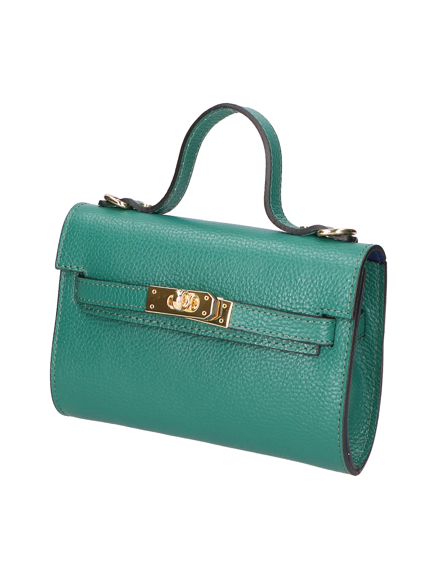 Uma Borsa a mano da donna Vera pelle 06525-D91 PAVONE Gave Lux