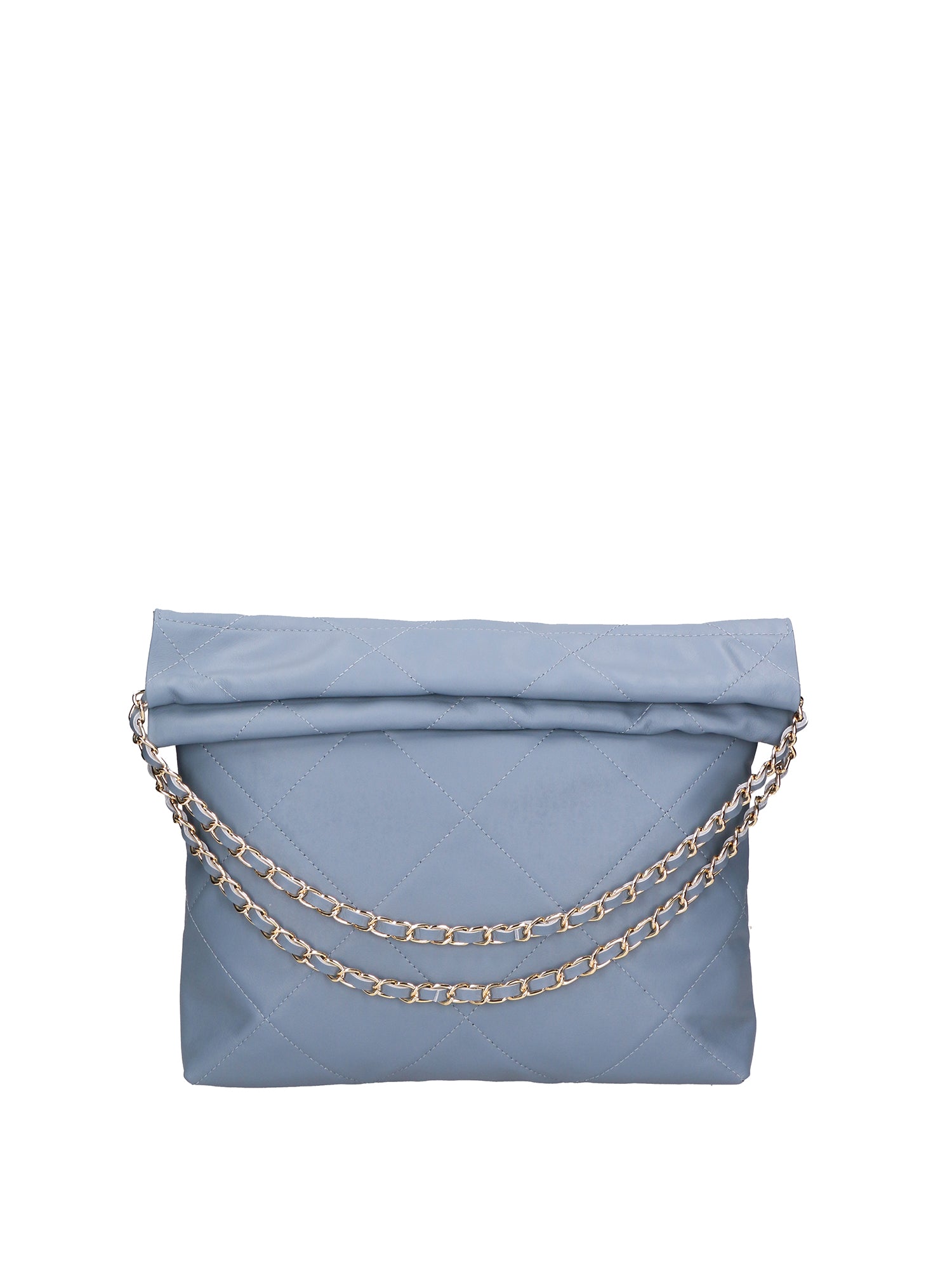 Violante Borsa a spalla donna Vera pelle 06897-S41 CELESTE SCURO Gave Lux