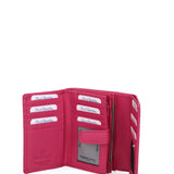 Portafoglio donna in vera pelle Casual RB2440-DLM-FUXIA Renato Balestra