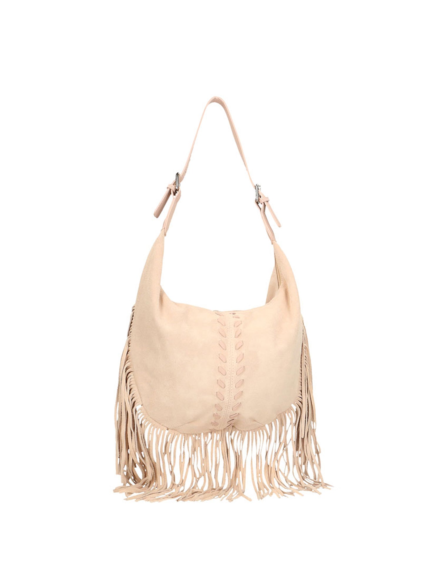 Zefira Borsa a spalla da donna Pelle Scamosciata 8630-ROSA PINK Gave Lux