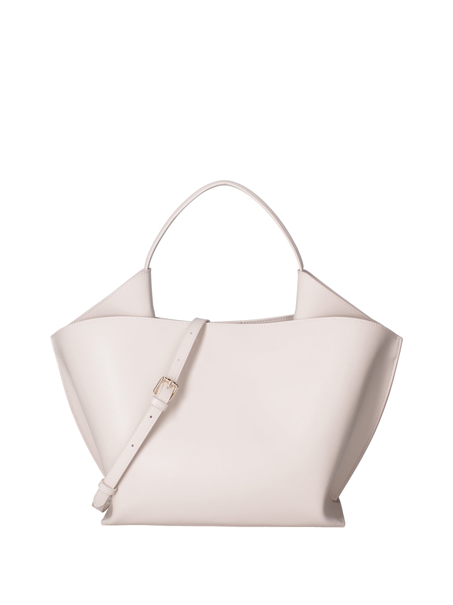 Borsa a mano da donna 100% pelle riciclata 07226-Latte Viola Castellani