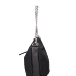 Borsa a spalla da donna 100% vera pelle JR-W-1118-TP-BLACK + SILVER John Richmond