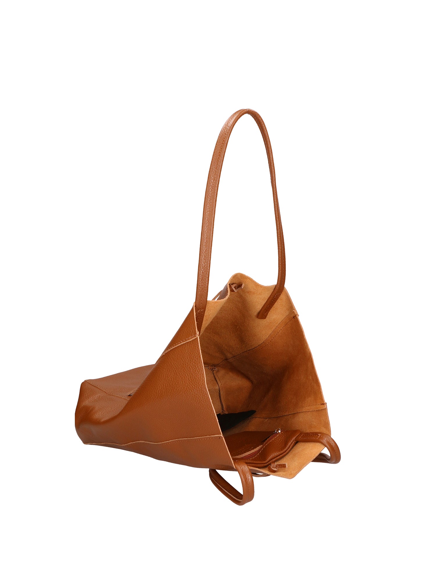 Valentina Borsa a mano da donna 100% pelle 06733-D17 CUOIO SCURO Gave Lux