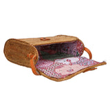 Lauren Borsa a tracolla da donna Rattan 88009-MIX Gave Lux