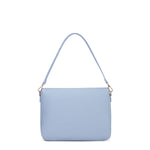 Borsa a spalla da donna 100% pelle vegana PU 740-1PT-SKY BLUE Diana&co