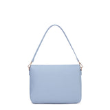 Borsa a spalla da donna 100% pelle vegana PU 740-1PT-SKY BLUE Diana&co