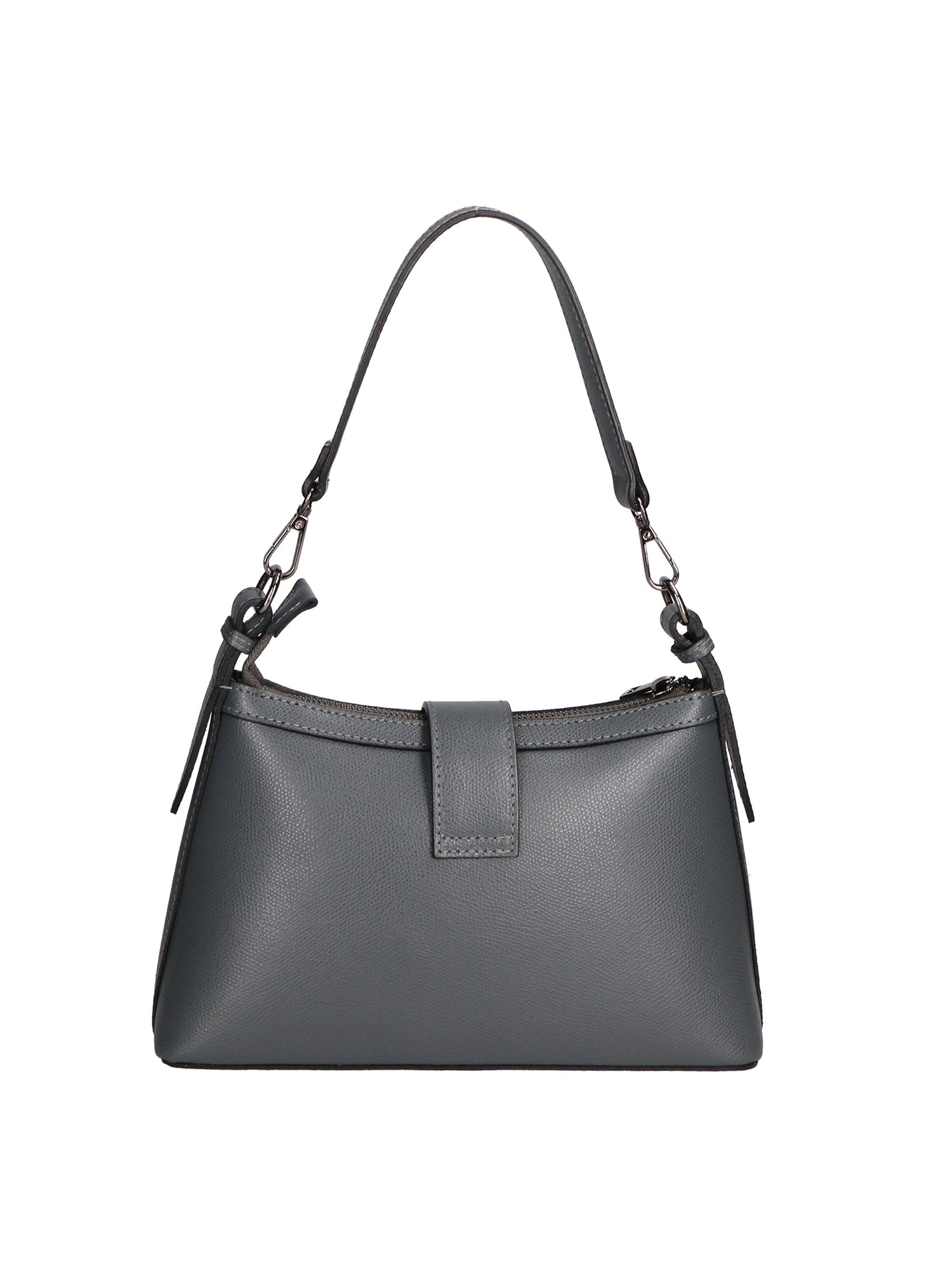 Aurelia Borsa a spalla da donna Vera pelle 05694-PL27 CENERE Gave Lux