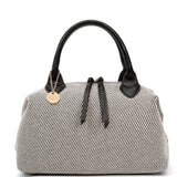 Borsa a mano da donna 100% pelle vegana PU 749-1PT-BLACK Diana&co