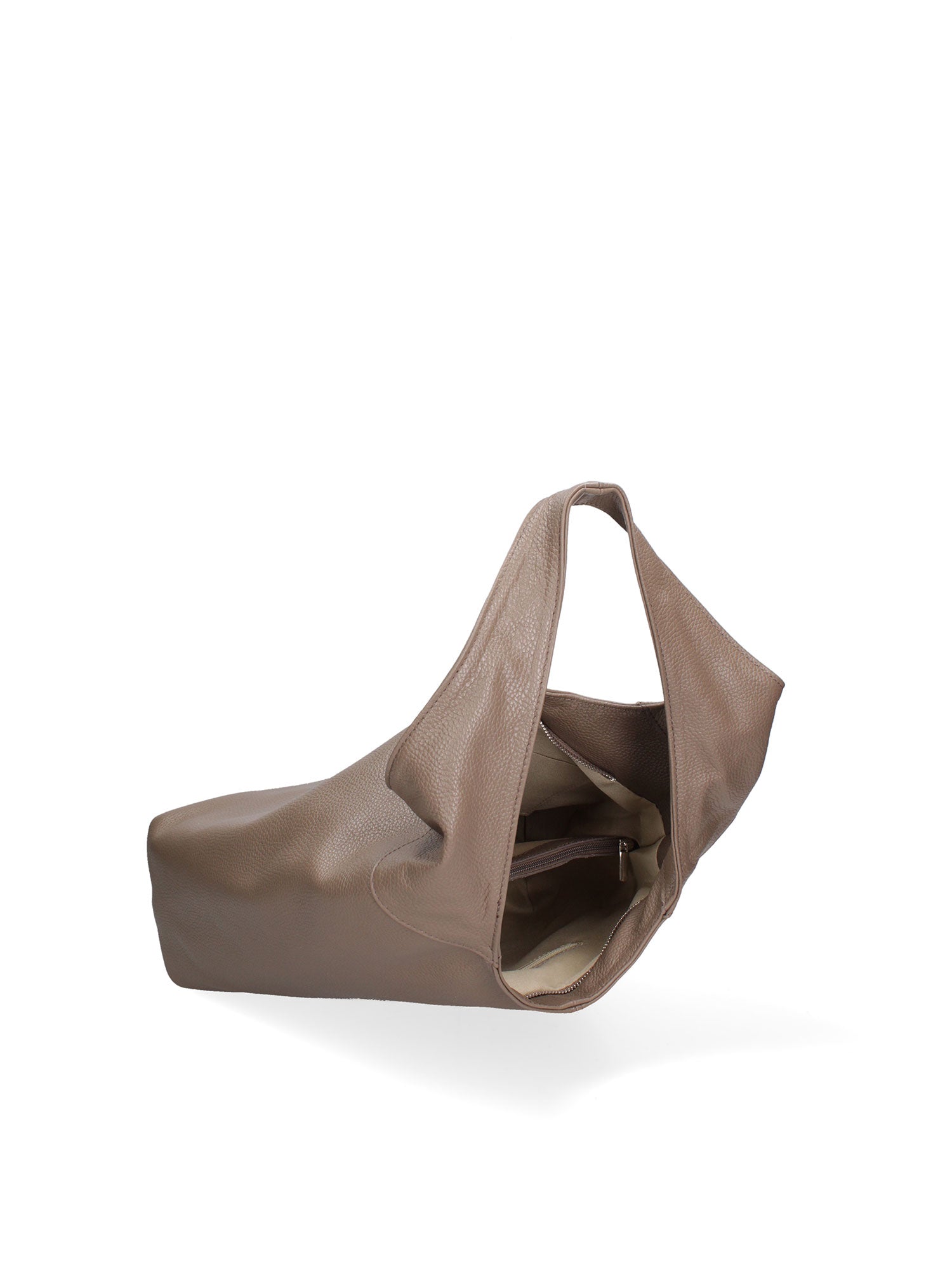Aria Borsa a mano da donna 100% pelle 07029-D40 TAUPE Gave Lux